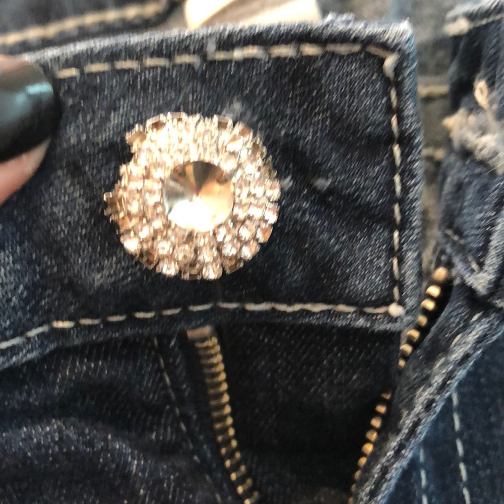 True Religion Swarovski Accent Jeans - Picture 3 of 6